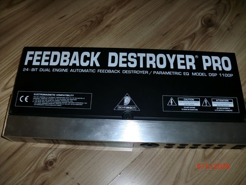 Behringer feedback destroyer - behringer,