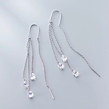 Damen U-Ohrhänger Durchzieher