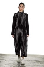 Yukai Damen Kurzjacke mit Streifen schwarz