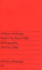 Edition Suhrkamp, Edition Suhrkamp Band 1 bis Band ... | Buch | Zustand sehr gut