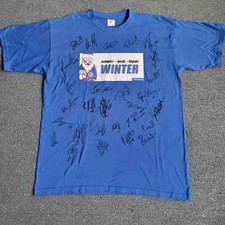 Arminia Bielefeld kein Trikot,  Winter-Shirt mit Autogrammen Gr. XL Selten/rar