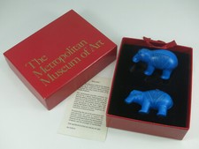 MMA Metropolitan Museum of Art  Blue William Das Nilpferd Ägyptische Figuren Set