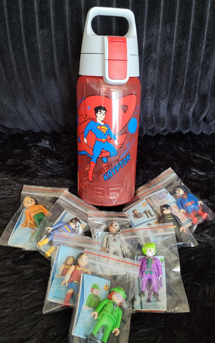 Superman trinkflasche rot - superman,