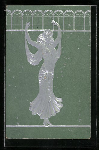 Jugendstil junge dame in - junge,