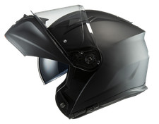 Helm Motorrad Roller Modular Mph Raptor Mit Doppelt Visier Matte Black Ece 22.06
