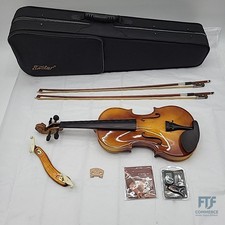Eastar 4/4 Violine SetMassivholz mitHartschalenkoffer-1×Saite+ Kolophonium fehlt