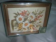 Gobelin Stickbild   Stickpackung  selber sticken Hobby Handarbeit 30x40cm Rahmen