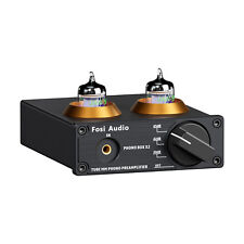 Fosi Audio Box X2 Vorverstärker Phono Phonograph Stereo Mini Stereo Tube Preamp