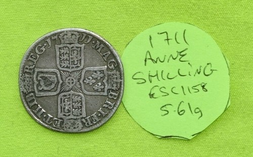 1711 silber one - 1711, shilling