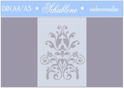 Schablone-Vintage-Shabby-A4-A3
