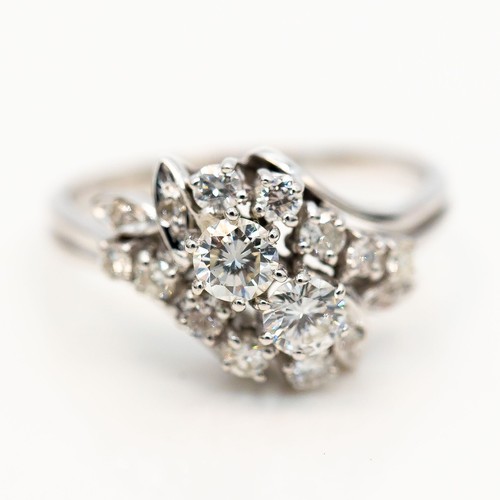 Ring 585 14k weißgold - ring,