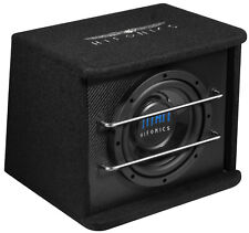 HIFONICS 400 Watt Mini Bassreflex Subwoofer TS200R 20cm Carbonlook Auto Bassbox
