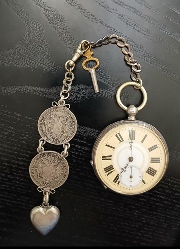 Antike taschenuhr mit - taschenuhr,