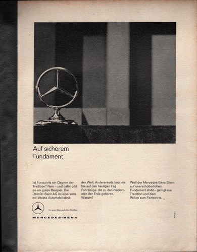 Mercedes werbeanzeige werbung - mercedes,