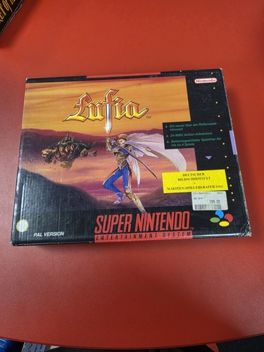 Snes super nintendo lufia - nintendo,