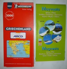 Straßenkarte Griechenland