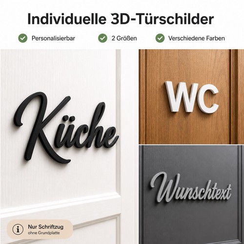 Türschild wunschtext - türschild,