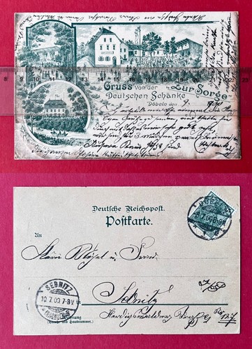 Litho döbeln 1900 - ak,