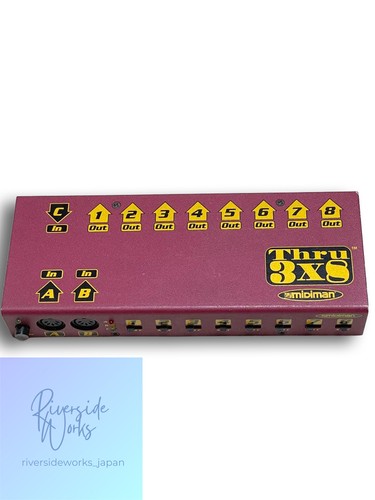 Midiman thru 3x8 midi merge - midiman,