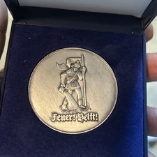 Hessische Jugendfeuerwehr Florian Medaille mit Etui