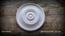 R80 Gips Stuck Rosette D 30 cm Stuckornament Stuckrosette  Deckenrosette 