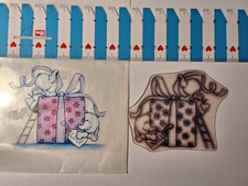Clear Stamp - Baby Elephanten mit Geschenk
