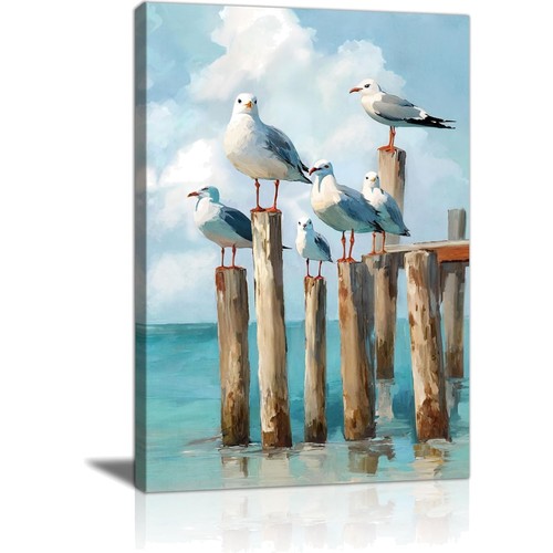 Vogel möwe leinwand - möwe, bild