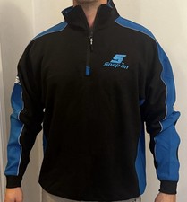 Snap On Pullover/ Pulli Viertelreißverschluss in blau und schwarz 2XL NEU
