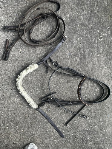 Leder trense havanna braun - leder,