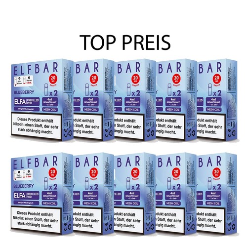 10er pack liquidpod elfbar - 10er, e-liquidpod