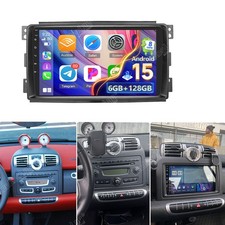 6G+128GB Autoradio Für Smart Fortwo 451 2011-2015 Android 15.0 Carplay GPS DSP