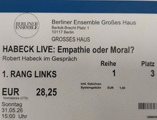 2 Tickets für Habeck Live In