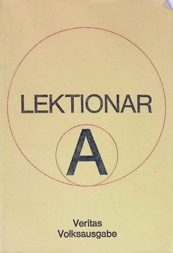 Lektionar volksausgabe die - lektionar, a.