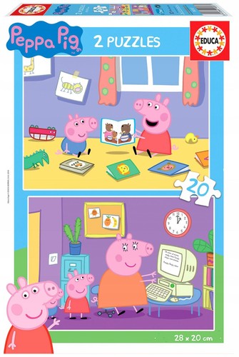 Educa 2x20 stück peppa - peppa, pig
