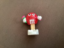 M&M's Figur - Happy Valentine - Wackelfigur Herz und Blumenstrauß - TOP Zustand