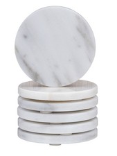 6er Set Glas Untersetzer 10cm