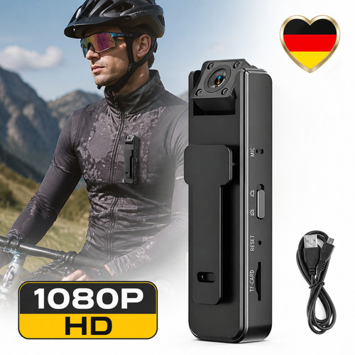 Mini körperkamera 1080p - mini,