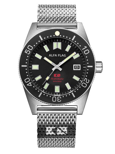 Alfa flag automatik herrenuhr - flag,