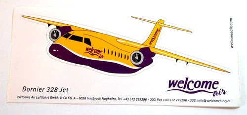 Werbe aufkleber dornier 328 - dornier,