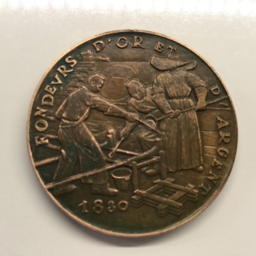 Bronzemedaille 1830 fondeurs - bronzemedaille,