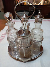 Gewürzmenage, versilbert