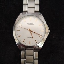 RIVADO Armbanduhr, Quartzwerk, originales Edelstahl-Armband