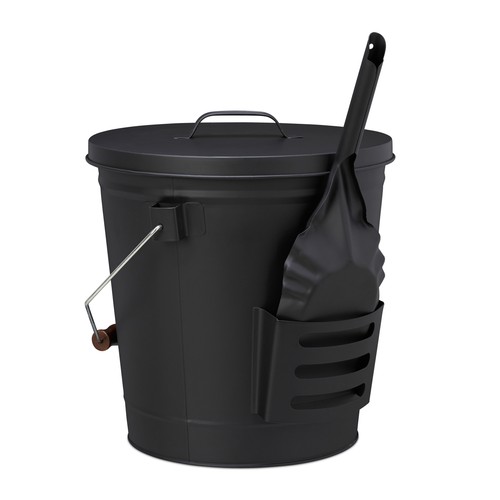 Ascheeimer mit deckel und