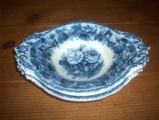 2 Vintage  Schalen FLORA   Keramik  Großbritannien gebraucht Format 21,5/18 cm