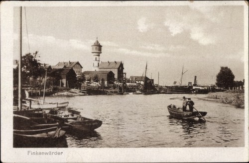 Hamburg mitte finkenwerder - ak,