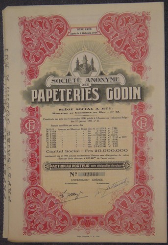 Societe anonyme des papeteries - societe,