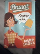 Brandt Zwieback Dose Blech -
