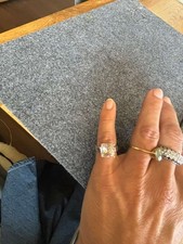 THOMAS SABO RING Silber 925 mit großem Stein EUR 27,--