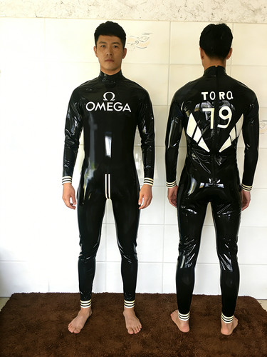 Latex catsuit rubber gummi - latex,