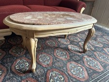 tisch oval holz antik